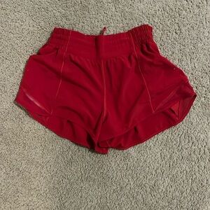 Red Lululemon Hotty Hots